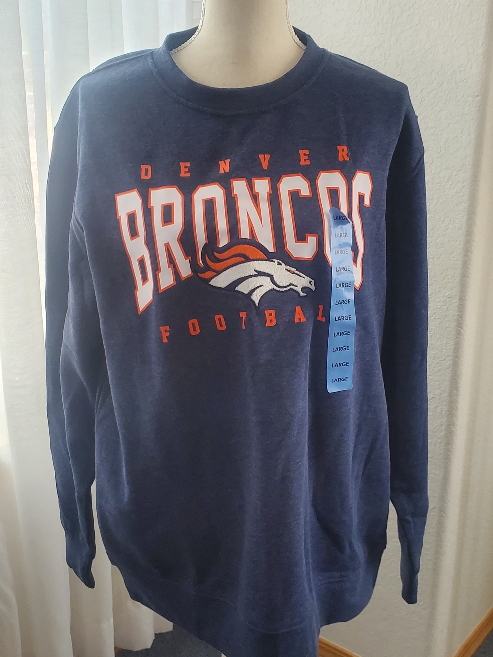Denver Broncos Football Crewneck Sweatshirt Unisex
